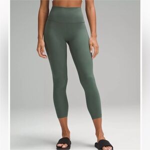 Lululemon Align High Rise Leggings 25” in Dark Forest